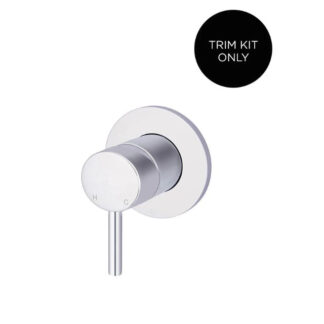 Meir Round Wall Mixer Short Pin Lever Chrome Trim Kit
