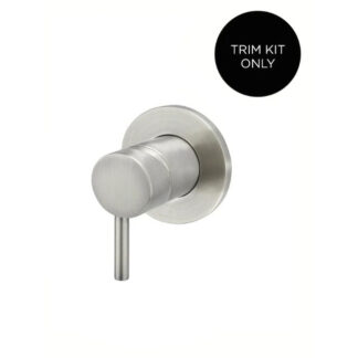 Meir Round Wall Mixer Short Pin Lever Brushed Nickel Trim Kit