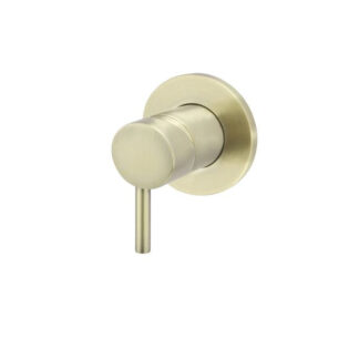Meir Round Wall Mixer Short Pin Lever Tiger Bronze Full Kit