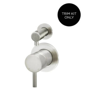 Meir Round Diverter Mixer Brushed Nickel Trim Kit