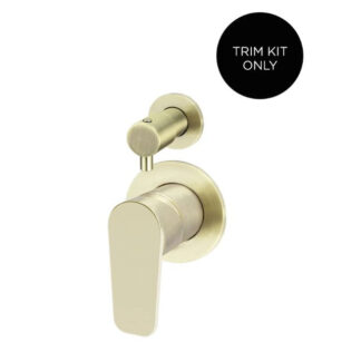 Meir Round Diverter Mixer Paddle Handle Tiger Bronze Trim Kit