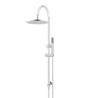 Meir Gooseneck Shower Set with 300mm rose, Single-Function Hand Shower Chrome