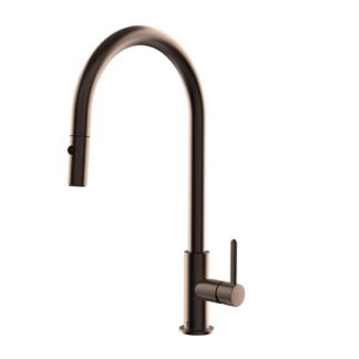 Turner Hastings Naples Pull Out Mixer Tap - English Bronze
