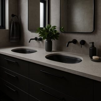 Turner Hastings Narva 57x 39 Undercounter Pill Basin - Matte Black