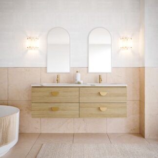 Timberline Nevada Plus Wall Hung Vanity with SilkSurface Top & Under Counter Basin