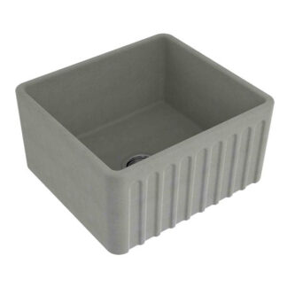 Turner Hastings 50 x 46 Fine Fireclay Concrete Look Butler Sink