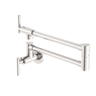Nero Zen 316L Stainless Steel Pot Filler Brushed Nickel
