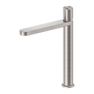 Nero Pure SS316L Tall Basin Mixer Brushed Nickel