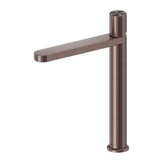Nero Pure SS316L Tall Basin Mixer Brushed Bronze