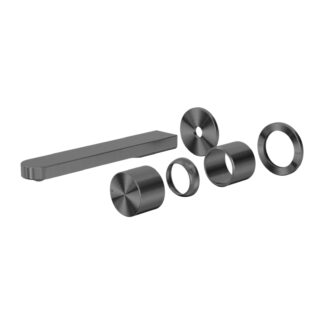 Nero Pure SS316L Wall Basin/Bath Mixer Separate Back Plate Trim Kits Only Graphite