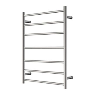 Nero Mecca 240V 7 Bar Heated Towel Ladder Chrome