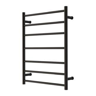 Nero Mecca 240V 7 Bar Heated Towel Ladder Matte Black