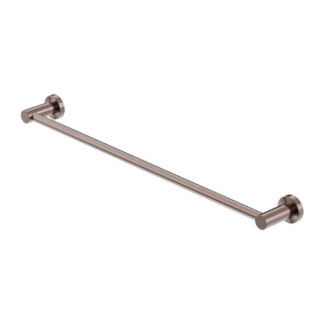 Nero Mecca Single Towel Rail 800mm Brushed Bronze