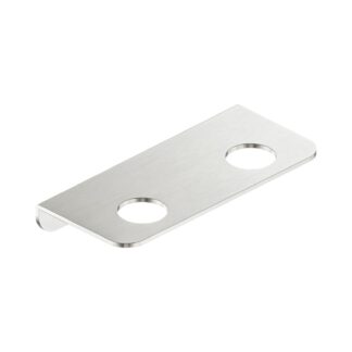 Nero Mecca Double Soap Bottle Holder Brushed Nickel