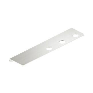 Nero Mecca Triple Soap Bottle Holder With Shelf Brushed Nickel