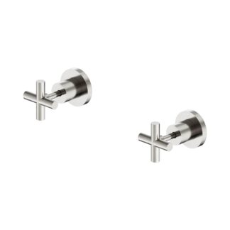 Nero X Plus Wall Top Assemblies Brushed Nickel