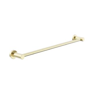 Nero Dolce II Single Towel Rail 600mm Brushed Gold
