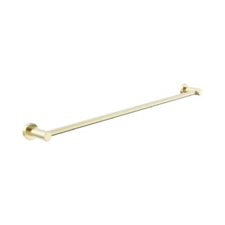 Nero Dolce II Single Towel Rail 800mm Brushed Gold