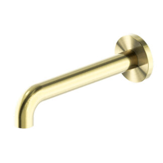 Nero Mecca Basin/Bath Spout Only 120mm Brushed Gold