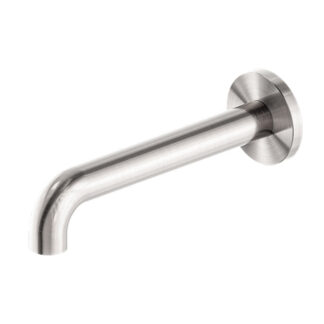 Nero Mecca Basin/Bath Spout Only 260mm Brushed Nickel