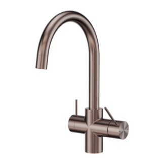Nero Mecca 3 Way Filtered Mixer Tap Brushed Bronze