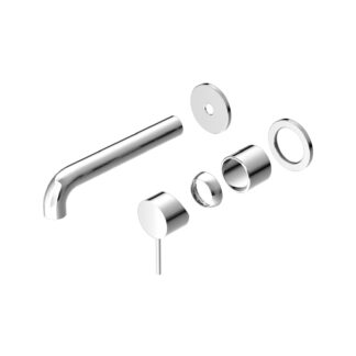 Nero Mecca Wall Basin/Bath Mixer Separate Back Plate 160 Trim Kits Only Chrome
