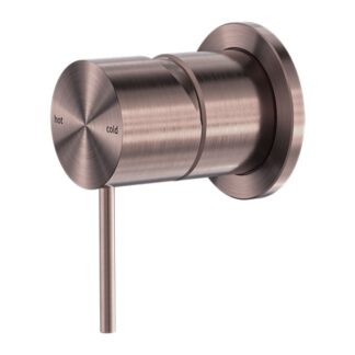 Nero Mecca Shower Mixer 60mm Plate Brushed Bronze