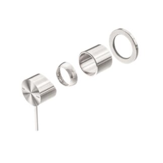 Nero Mecca Shower Mixer 60mm Plate Trim Kits Only Brushed Nickel