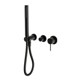 Nero Mecca Shower Mixer Divertor System Separate Back Plate Matte Black