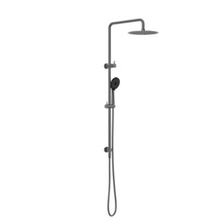 Nero Round Project Twin Shower 4 Star Rating Gun Metal
