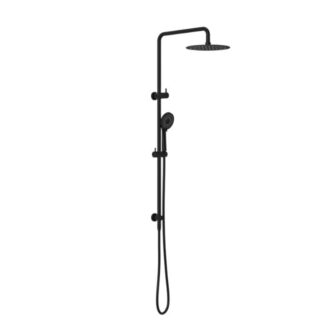 Nero Round Project Twin Shower 4 Star Rating Matte Black