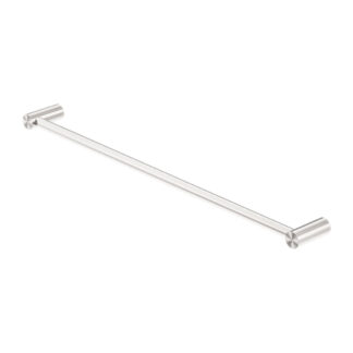 Nero New Mecca Single Towel Rail 800mm Brushed Nickel