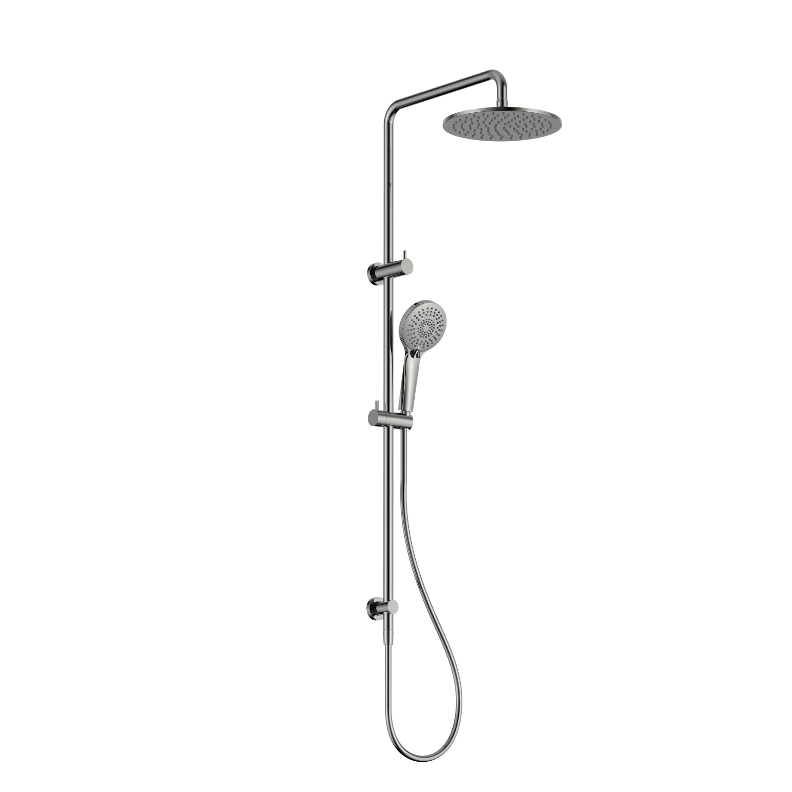 Nero Round Twin Shower With Air Shower I Chrome