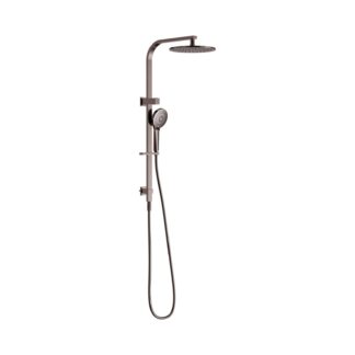 Nero Bianca Twin Shower Brushed Bronze