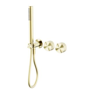 Nero Opal Progressive Shower System Separate Plate Brushed Gold