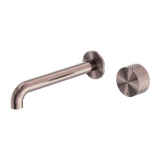 Nero Opal Progressive Wall Basin/Bath Set 260mm Brushed Bronze