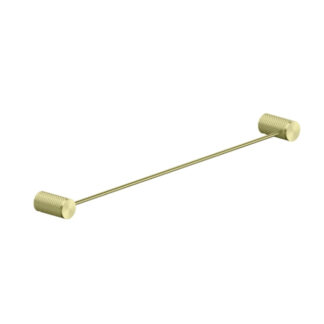 Nero Opal Single Towel Rail 800mm Brushed Gold