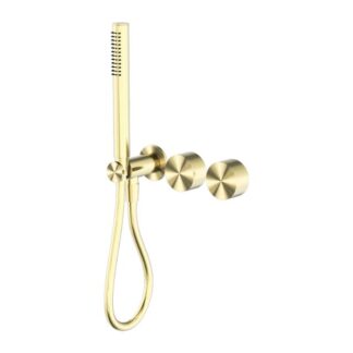 Nero Kara Progressive Shower System Separate Plate Brushed Gold