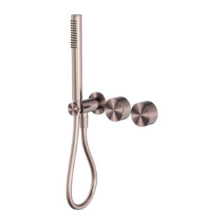 Nero Kara Progressive Shower System Separate Plate Brushed Bronze