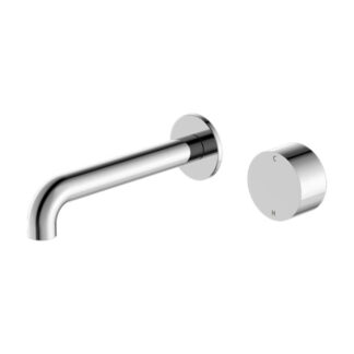 Nero Kara Progressive Wall Basin/Bath Set 230mm Chrome