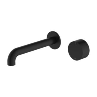 Nero Kara Progressive Wall Basin/Bath Set 230mm Matte Black