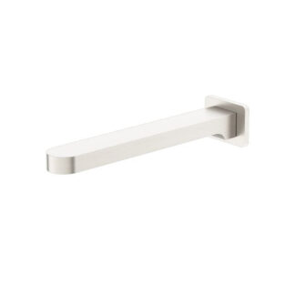 Nero Ecco Fixed Bath Spout Only Brushed Nickel