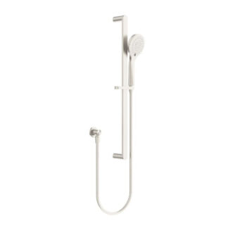 Nero Ecco Shower Rail With Air Shower Brushed Nickel