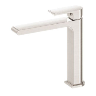 Nero Bianca Mid Tall Basin Mixer Brushed Nickel