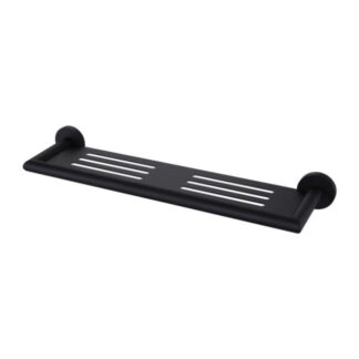 Nero Dolce Metal Shower Shelf Matte Black