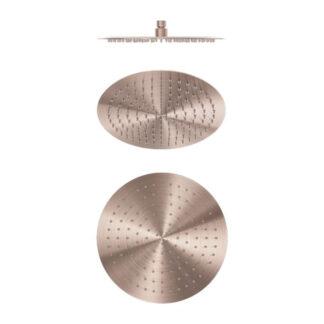 Nero Zen SS316L 300mm Round Shower Head Brushed Bronze