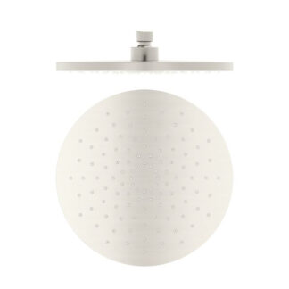 Nero 250mm ABS Round Shower Head Brushed Nickel