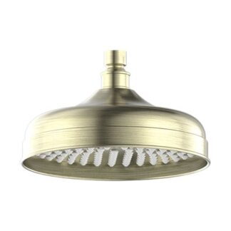 Nero York 200mm Shower Head Aged Brass