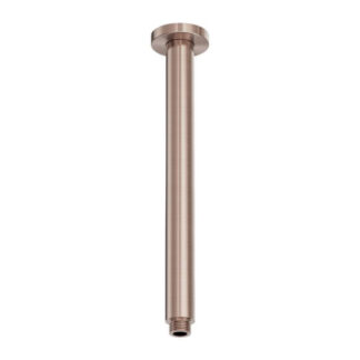 Nero Zen SS316L Round Ceiling Arm 300mm Length Brushed Bronze