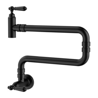 Nero York Wall Mounted Pot Filler Matte Black